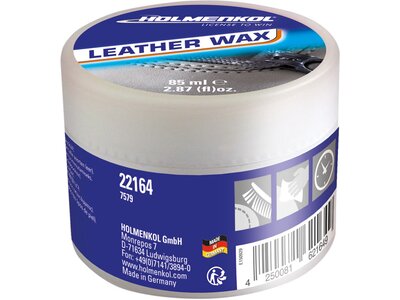HOLMENKOHL Schuhpflegemittel Leather Wax 85 ml Blau
