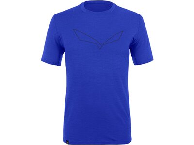 SALEWA Herren Shirt PURE LOGO AMR M T-SHIRT. Blau