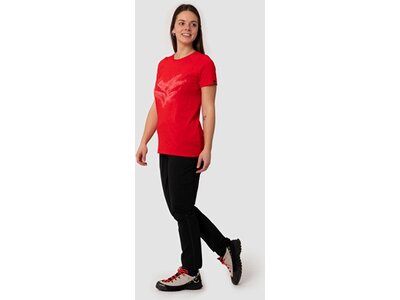 SALEWA Damen Shirt PURE CHALK DRY W T-SHIRT Rot