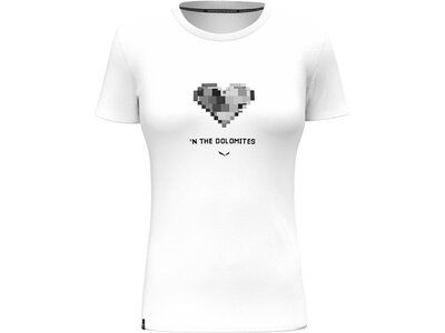 SALEWA Damen Shirt PURE HEART DRY W T-SHIRT Grau