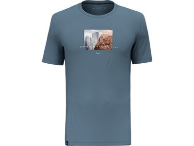 SALEWA Herren Shirt PURE DESIGN DRY T-SHIRT M. Blau