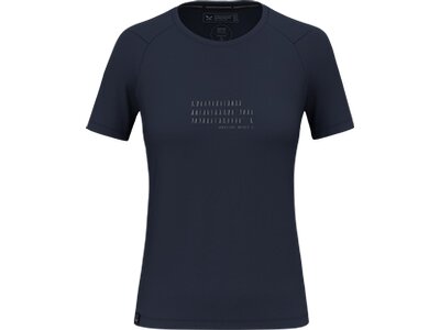 SALEWA Damen Shirt EAGLE POEM DRY T-SHIRT W Blau