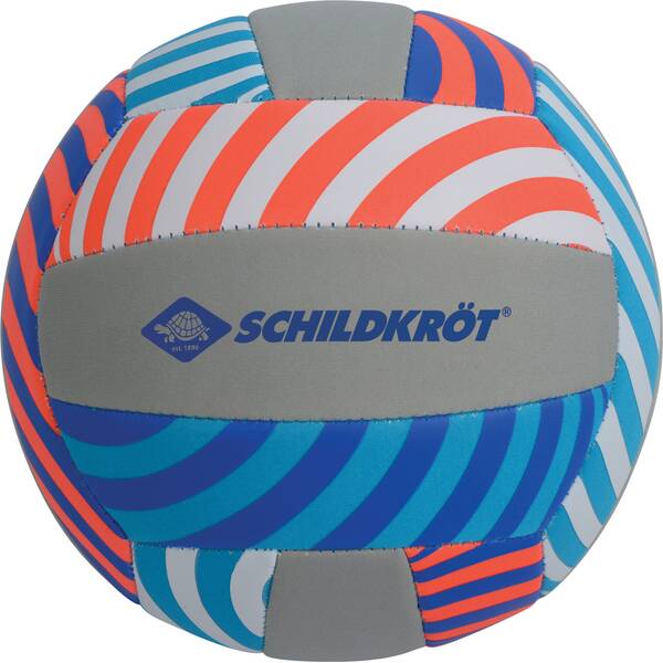 SCHILDKRÖT Ball Schildkröt Neopren Beachvolleyball, Größe 5, Ø 21 cm, normale Größe, farblich sortie