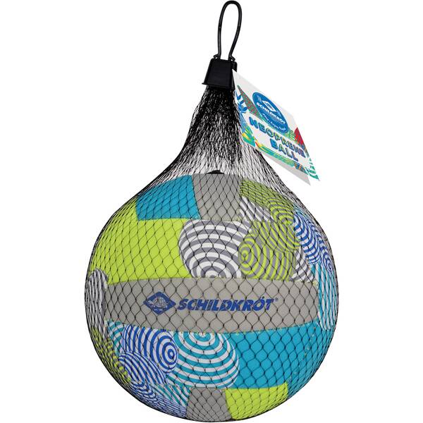 SCHILDKRÖT Ball Schildkröt Neopren Mini Beachvolleyball, Größe 2, Ø 15 cm, griffige textile Oberfläc