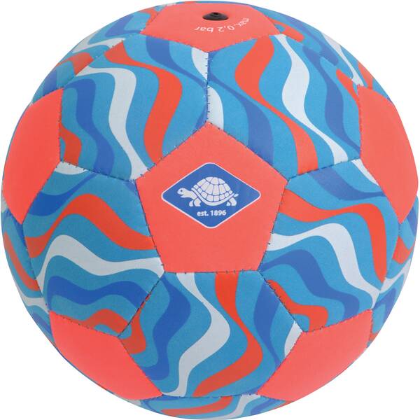 SCHILDKRÖT Ball Schildkröt Neopren Beachsoccerball, Größe 5, Ø 21 cm, normale Größe, farblich sortie