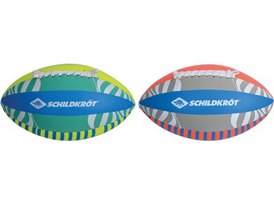 SCHILDKRÖT Ball Schildkröt Neopren American Football, Größe 6, 26,5 x 15 cm, farblich sortiert, grif Blau