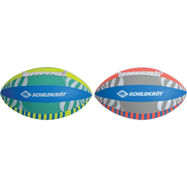 SCHILDKRÖT Ball Schildkröt Neopren American Football, Größe 6, 26,5 x 15 cm, farblich sortiert, grif