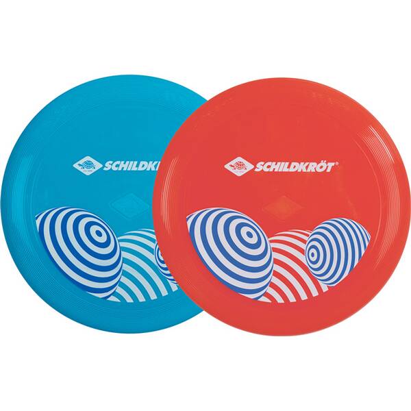SCHILDKRÖT Schildkröt Speeddisc Basic, 130 g, 25 cm Durchmersser, Rot & Blau, farblich sortiert, 970