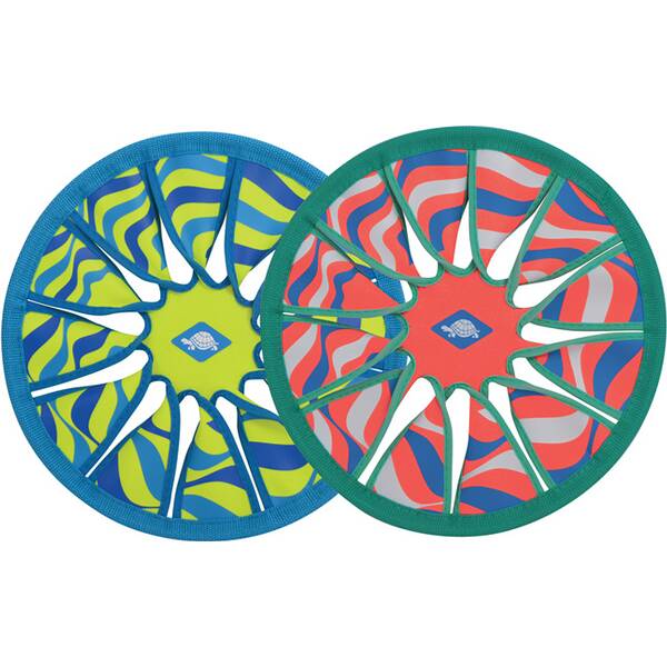 SCHILDKRÖT Schildkröt Neopren Disc, Ø30cm, weiche Frisbee, Wurfscheibe, im Blister, Neon-Orange, 970
