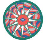 Vorschau: SCHILDKRÖT Schildkröt Neopren Disc, Ø30cm, weiche Frisbee, Wurfscheibe, im Blister, Neon-Orange, 970