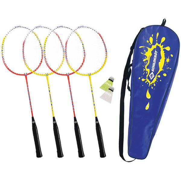 SK Badminton Set 4-PLAYER in Tragetasche blue, M-2022 000 -