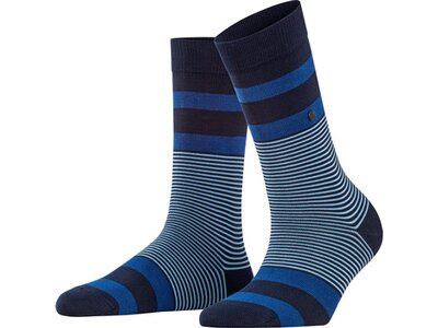 BURLINGTON Black Stripe Damen Socken Blau
