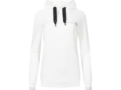 CANYON Damen Funktionsjacke Sweatshirt mit Kapuze Weiß