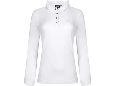 CANYON Damen Poloshirt, Longsleeve Weiß