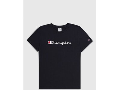 CHAMPION Damen Shirt Crewneck T-Shirt Schwarz 