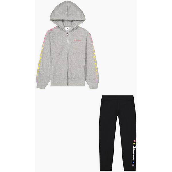CHAMPION Kinder Sportanzug Hooded Full Zip Suit › Grau  - Onlineshop Intersport