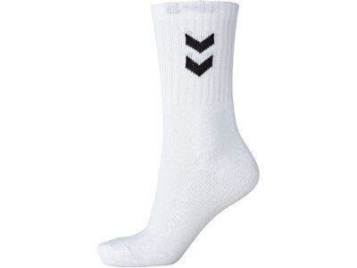 HUMMEL Herren Stutze 3-Pack Basic Sock Weiß