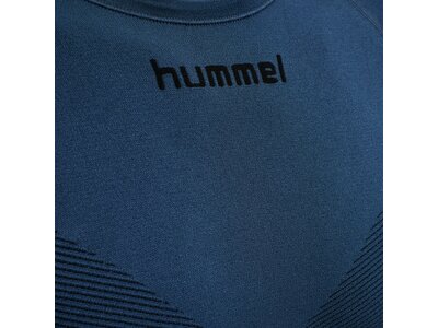 HUMMEL Herren Unterhemd HUMMEL FIRST SEAMLESS JERSEY L/S Blau