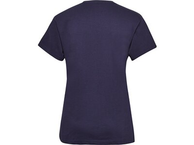 HUMMEL Damen T-Shirt GO COTTON LOGO Blau