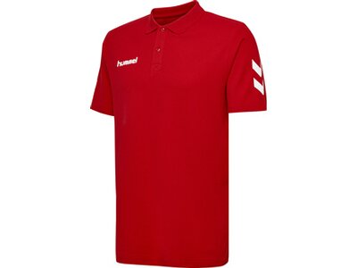 HUMMEL Fußball - Teamsport Textil - Poloshirts Cotton Poloshirt Rot