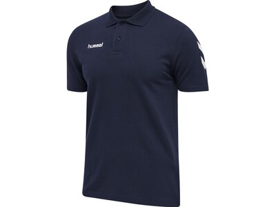 HUMMEL Fußball - Teamsport Textil - Poloshirts Cotton Poloshirt Schwarz