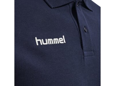 HUMMEL Fußball - Teamsport Textil - Poloshirts Cotton Poloshirt Schwarz