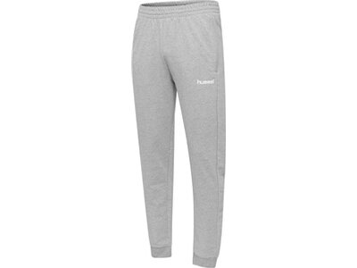 HUMMEL Fußball - Teamsport Textil - Hosen Cotton Pant Jogginghose Silber