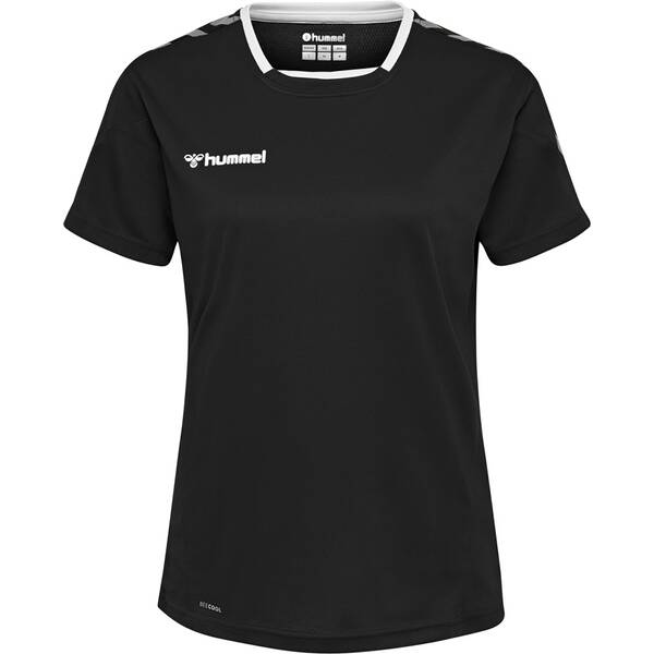 HUMMEL Fußball Teamsport Textil Trikots Authentic Poly Trikot kurzarm Damen › Schwarz  - Onlineshop Intersport