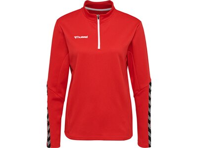 HUMMEL Fußball - Teamsport Textil - Sweatshirts Authentic Ziptop Damen Rot