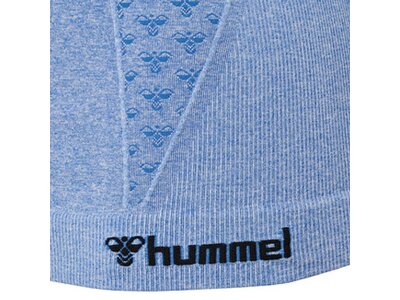 HUMMEL Damen Shirt hmlCI SEAMLESS TOP Blau