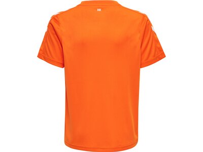 HUMMEL Kinder Shirt hmlCORE XK POLY JERSEY S/S KIDS Orange