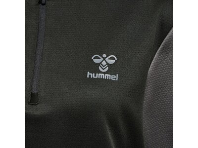 HUMMEL Damen Sweatshirt hmlONGRID 1/2 ZIP POLY SWEAT WO Schwarz