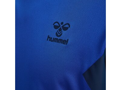 HUMMEL Herren Shirt hmlACTIVE PL JERSEY S/S Blau