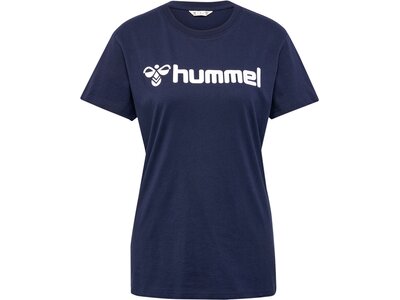 HUMMEL Damen Shirt hmlGO 2.0 LOGO T-SHIRT S/S WOMAN Blau
