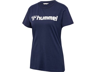 HUMMEL Damen Shirt hmlGO 2.0 LOGO T-SHIRT S/S WOMAN Blau
