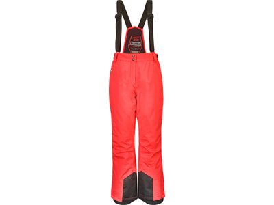 KILLTEC Damen Funktionshose mit abnehmbaren Trägern, Kantenschutz und Schneefang Erielle Rot