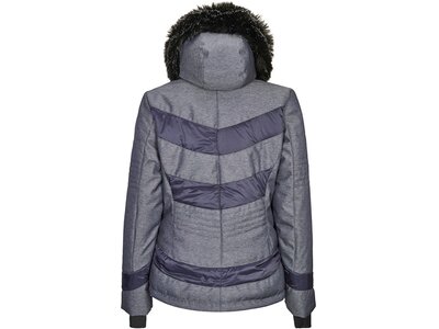 Killtec Damen Jacke in Daunenoptik mit abzippbarer Kapuze und Schneefang Grau