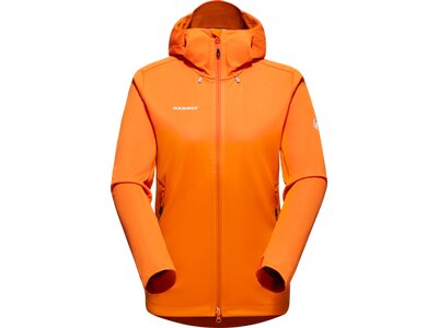 MAMMUT Damen Funktionsjacke Ultimate VII SO Hooded Jacket Women Orange 