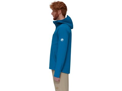 MAMMUT Herren Funktionsjacke Ultimate Comfort SO Hooded Jacket Men Blau