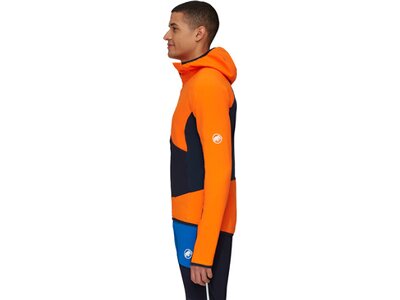 MAMMUT Herren Funktionsjacke Eiger Speed ML Hybrid Hooded Jacket Men Orange 