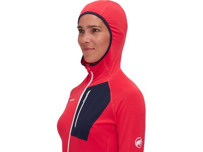 MAMMUT Damen Unterjacke Aenergy Light ML Hooded Jacket Women Rot