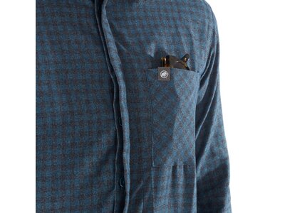MAMMUT Herren Wanderhemd "Winter Longsleeve Shirt Men" Regular Fit Blau