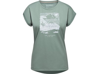 MAMMUT Damen Shirt Mountain T-Shirt Women Fujiyama Grün
