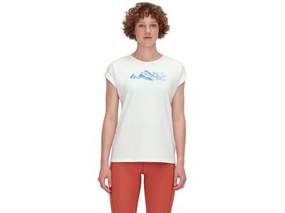 MAMMUT Damen Shirt Mountain T-Shirt Women Finsteraarhorn Weiß