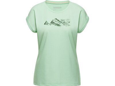 MAMMUT Damen Shirt Mountain T-Shirt Women Finsteraarhorn Grün