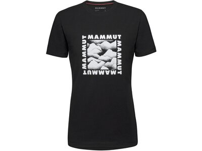 MAMMUT Herren Shirt Mammut Graphic T-Shirt Men Schwarz
