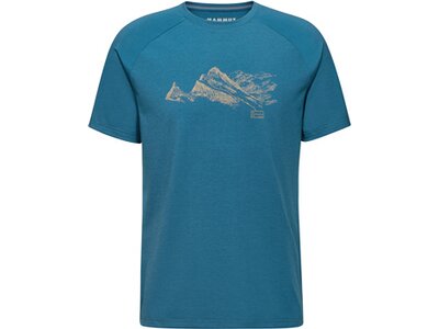 MAMMUT Herren Shirt Mountain T-Shirt Men Finsteraarhorn Blau