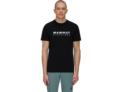 MAMMUT Herren Shirt Trovat T-Shirt Men Logo Schwarz