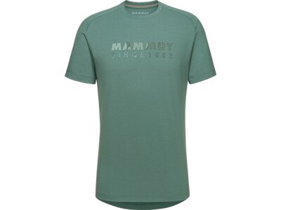 MAMMUT Herren Shirt Trovat T-Shirt Men Logo Grün
