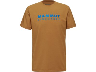 MAMMUT Herren Shirt Trovat T-Shirt Men Logo Braun